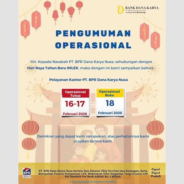 Pengumuman Operasional