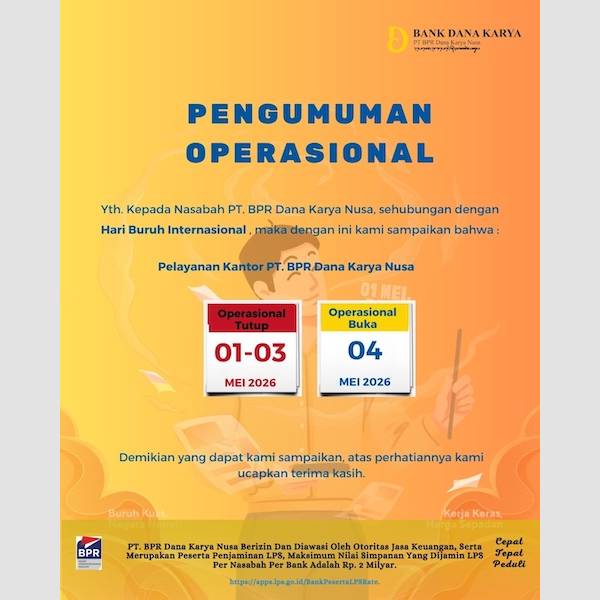 Pengumuman Operasional